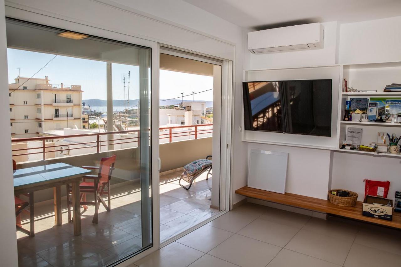 5 Sterne Apollo City Apartment Lávrion Exteriör bild